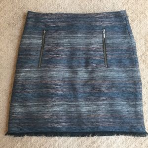 Loft tweed skirt
